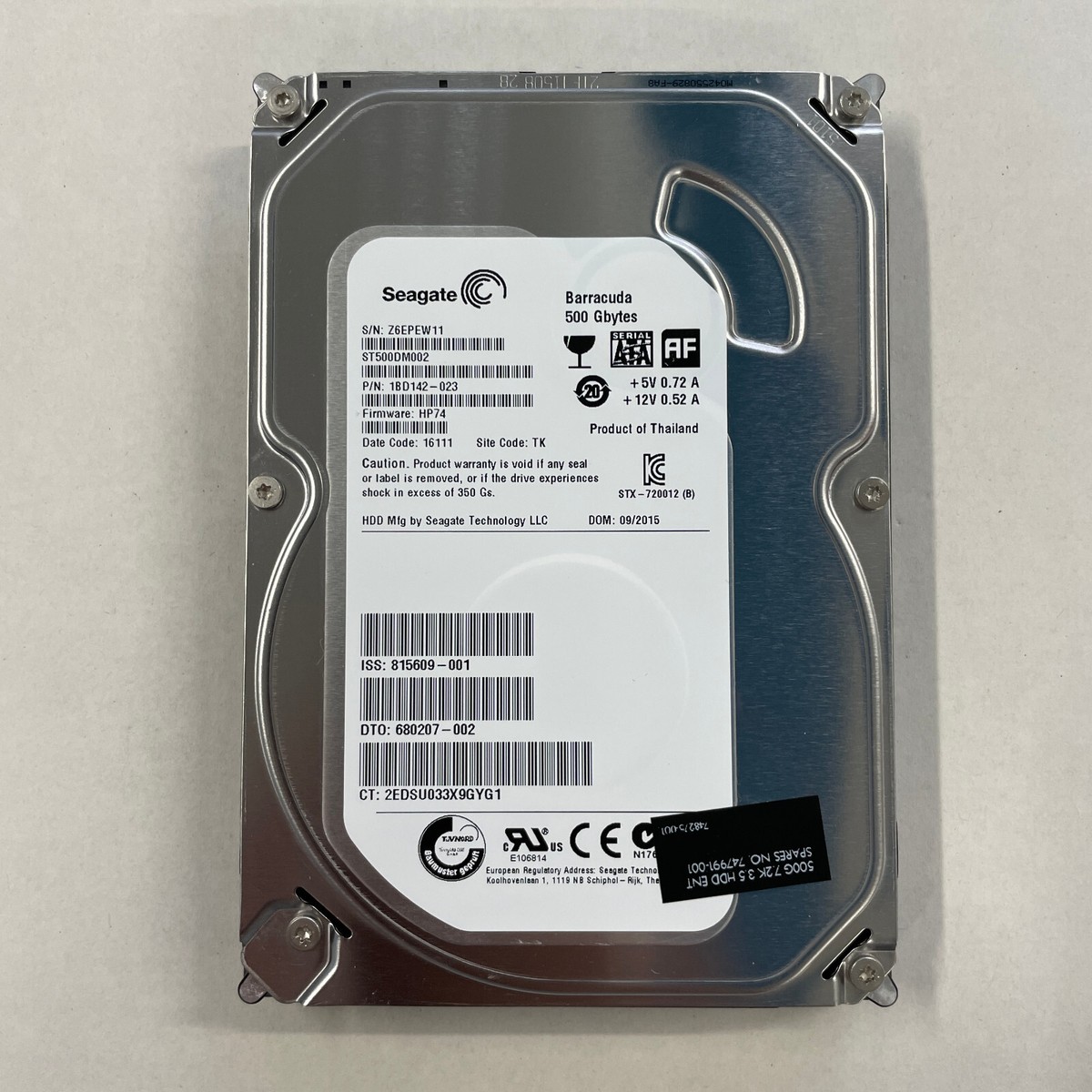 Hardisk Seagate Seagate Barracuda 500gb Ssd Seagate Barracuda Fast