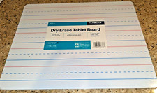 WEXFORD School Lined Blank Dry Erase Tablet Board For Children Learning to Write