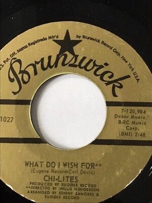 The Chi-Lites - What Do I Wish For - We Are Neighbors - Ex