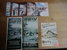 Bad Oy Reiseprospekte  Kurblatt 1953/ Wohnungsliste 1953/54  + Prospekte