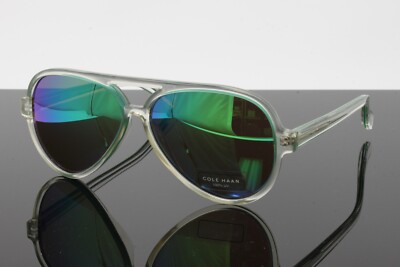 Cole Haan Sunglasses Unisex Aviator CH6003 315 Crystal Green  display picture 2