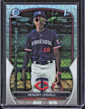 2023 Bowman Chrome Prospects Mega Box #BCP-236 Hendry Chivilli RC - Twins - MINT