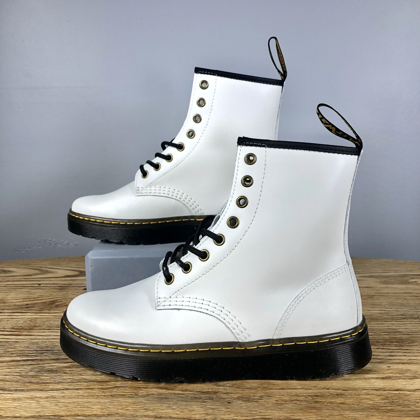 Dr. Martens Zavala Leather Combat Boots 