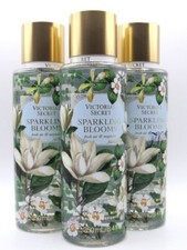 VICTORIA'S SECRET SPARKLING BLOOMS FRAGRANCE MIST SPRAY 8.4 OZ LOT OF 3 PCS 