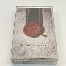 Whitesnake Slip Of The Tongue Cassette Tape 1989 Vintage Rock Music Album