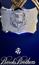 HERITAGE OF SCOTLAND TEXTURED THISTLE BUCKLE (Not Kinloch Anderson)-NEW