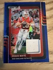 2025 Donruss Optic Drake Maye Blue Hyper (RAW)