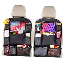 Car Back Seat Organizer for Kids, Seat Back Organizer with Touch Screen Large