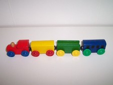 Kid Connection Wooden 4 Piece Train Fits BRIO Imaginarium Thomas Track