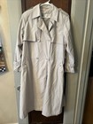 VINTAGE TRENCH COAT JACKET - MULBERRY STREET - SIZE 9/10 BEIGE — photo 1