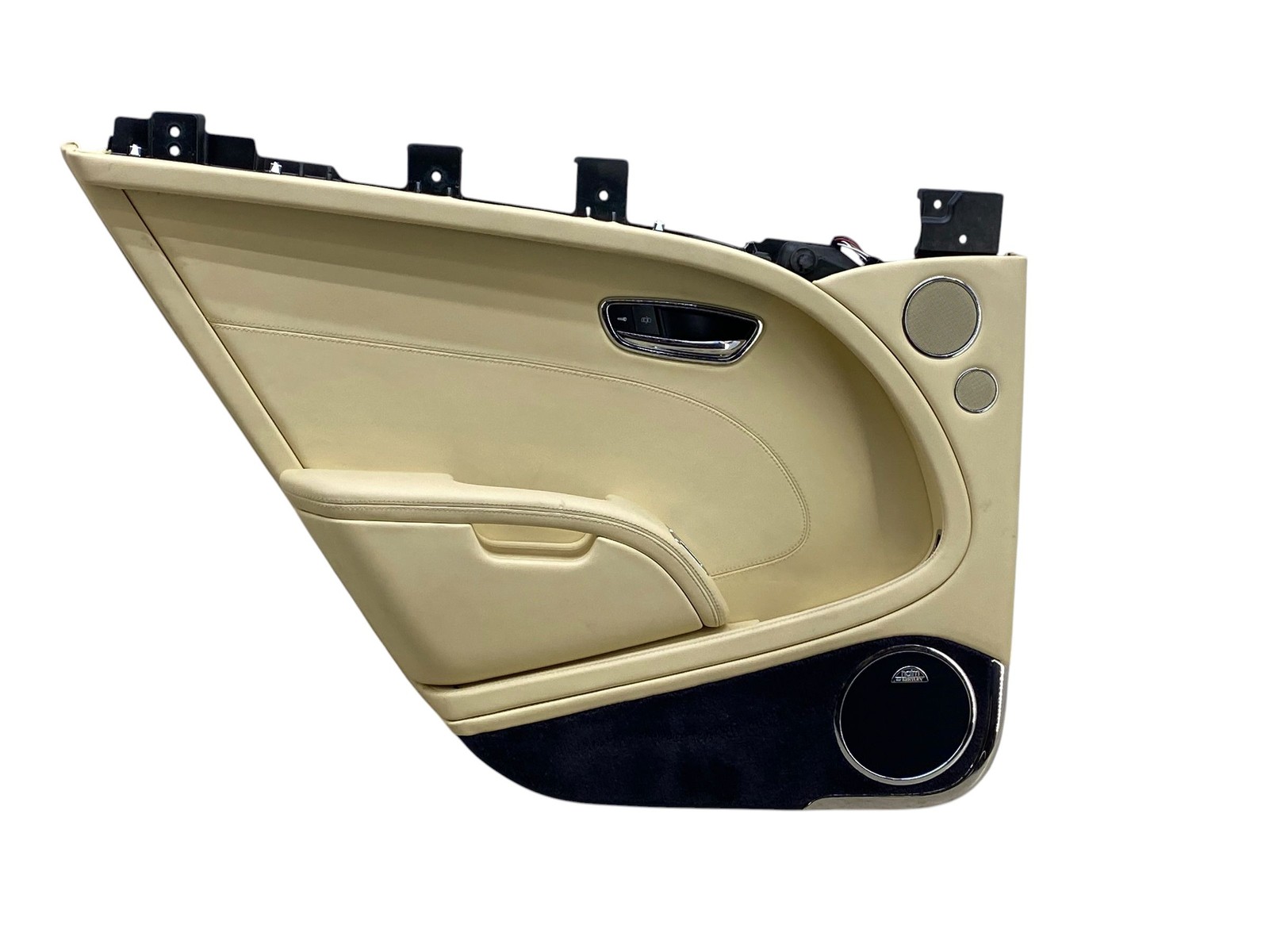 2010-2020 BENTLEY MULSANNE REAR LEFT INNER DOOR TRIM PANEL W/ UPPER TRIM W/ BLUE