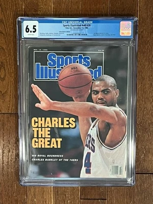 Sports Illustrated Charles The Great Barkley December 12 1988 CGC 6.5 1st Cover! - Image 1 of 2