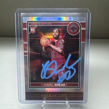 2024-25 Hoops Premium Set Jamal Shead Holo #/199 Rookie #275 Signed IP Autograph