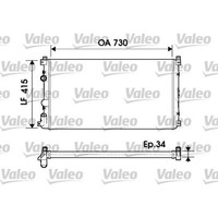 Valeo 732918 KüHler MotorküHlung FüR Renault Opel Master Movano JD FD X70