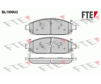 FTE Bremsbelagsatz BremsbeläGe Vorne FüR Jeep Commander Grand Cherokee III 3,0-5