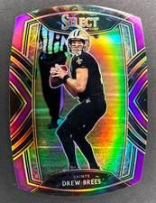 2020 Select Club Level Prizm Purple Die Cut Drew Brees #215