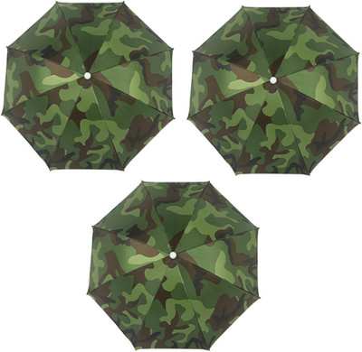 3 Stück Regenschirm Hut, Kopf Regenschirm Für Angeln Gartenarbeit Camping, Regen