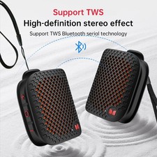 Monster M3 Portable Wearable Clip‑On Bluetooth Speaker TWS Wireless Stereo Audio