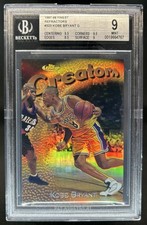 1997-98 Topps Finest Kobe Bryant Refractor Gold #/289 Lakers BGS 9