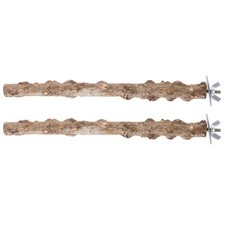 2 Pcs Parrot Claw Grinding Stick Bird Cage Perch Sticks Standing Small Wood