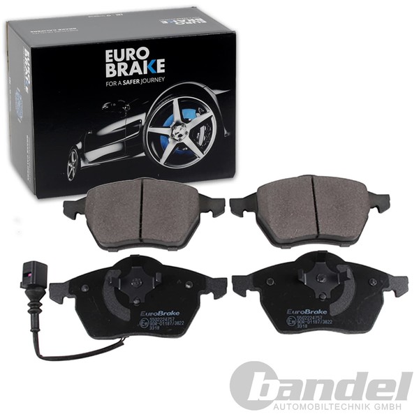 Eurobrake BremsbelÄGe Satz Vorderachse Passend FÜR Audi A3 TT Seat Leon Toledo-image