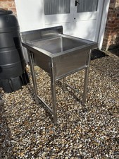 stainless steel single bowl catering sink with stand