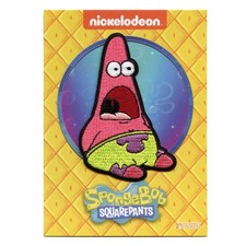 SpongeBob SquarePants Shocked Patrick Patch Nickelodeon Cartoon TV Embroidered I