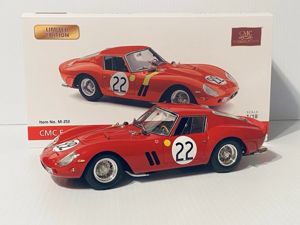CMC Ferrari 250 GTO #M-235 24 H France 1962 #22 Red Ltd Edition Bonus Brochures - Image 3 of 4