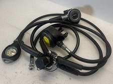 OCTOPUS MARES MR22+Mares PROTON METAL+ Scubapro A295+manometro+frusta