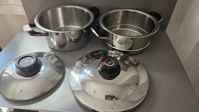 AMC Topf 24 cm 5,2 Liter mit Visiotherm Secuquick Deckel - Bild 1 von 4