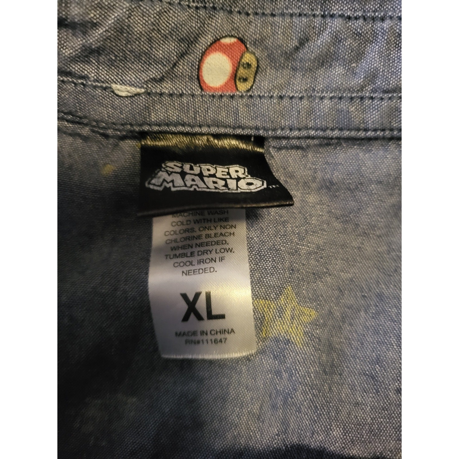 Super Mario Button Down Shirt - image 6