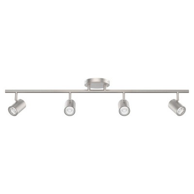 WAC Lighting Pipe 36'' 4Lt LED Track Kit/5-CCT/30W, 3080L, Nk - TK-260504-CS-BN