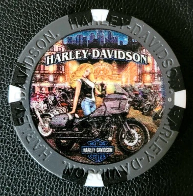 1 Orig. Harley-Davidson Pokerchip "Harley-Factory, Frankfurt, Germany" - Bild 1 von 2
