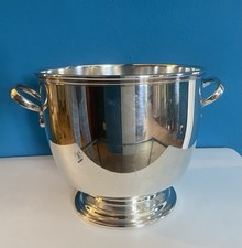 Secchiello Porta Ghiaccio/Glacette Bottiglie 0,375 Alpacca Argentato Sambonet