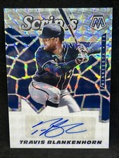 2021 Mosaic Baseball Travis Blankenhorn Scripts Silver Prizm Auto #SCR-TR Twins