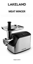 Lakeland Meat Grinder / Mincer, 500 W, With 4x Discs Sausage & Kebab Accessories
