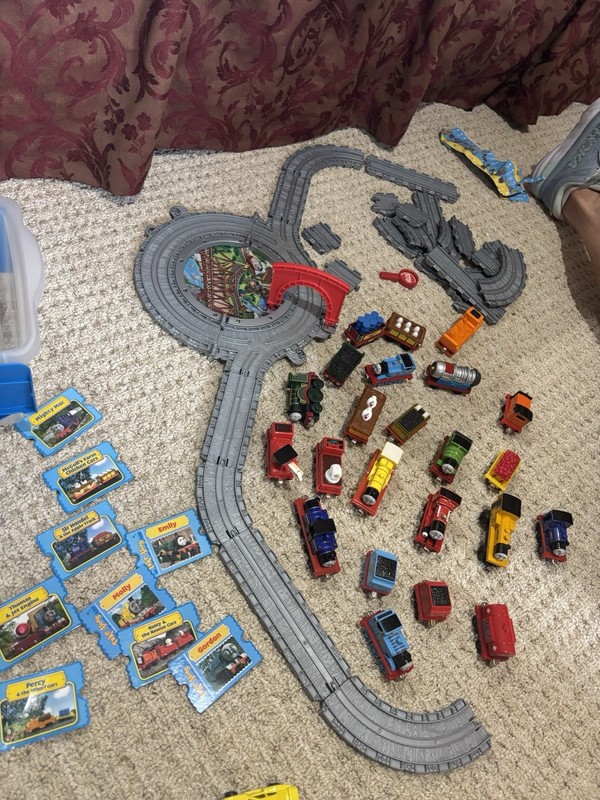Thomas & Friends Mixed Lot Plastic Track, Turntable, Bridge, Steam Loco, 