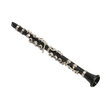 Miniature Clarinet Replica with Stand and Case Mini Musical Instrument Dollhouse