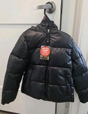 Girls Ozark Trail Black Puffer Jacket Coat Size S 6-6x 