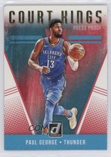 2018-19 Panini Donruss Court Kings Press Proof Paul George #34 7qt