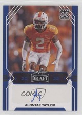 2022 Leaf Draft Auto Blue Alontae Taylor #BA-AT1 Auto 4g8