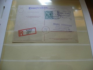 Aus Nachlass Lokalausgen in 3 Alben Postfrisch / Gestempelt