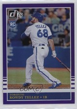 2019 Panini Donruss Retro 1985 Holo Purple Rowdy Tellez #239 07rd