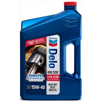 Chevron 222290388 Delo 400 SDE SAE 15W-40 Engine Oil, 1 gal.