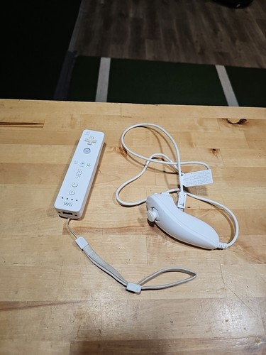 Nintendo Wii RVL-036 Motion Plus White Remote OEM Nunchuck UNTESTED ...