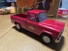 Vintage 1960's Tonka Red Jeep Pickup Pick-Up 9” Pressed Steel Truck