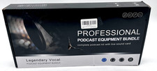 Legendary Vocal Professional Podcast Equipment Bundle with Live Sound Card