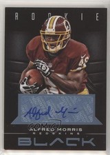 2012 Panini Black Rookie Platinum Signatures 16/49 Alfred Morris #102 Auto qc0