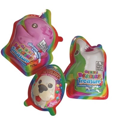 Choco Treasure Chocolatey Candy + Toy Treasure Eggs Candy (3 Pack