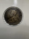 1929 Canada 10 Cents George V Coin 80% Silver VG Circulated